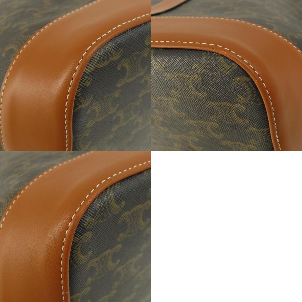 Celine Triomphe Bucket Hobo Bag Black - Picture 10 of 11